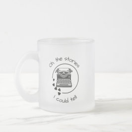 Taza De Cristal Esmerilado Las historias que podría contar