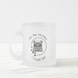 Taza De Cristal Esmerilado Las historias que podría contar