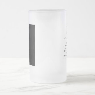 Taza De Cristal Esmerilado Las reglas de Trevor para la vida