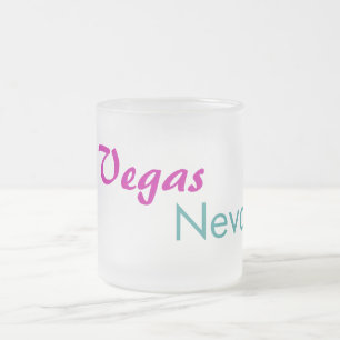 Taza De Cristal Esmerilado Las Vegas Nevada