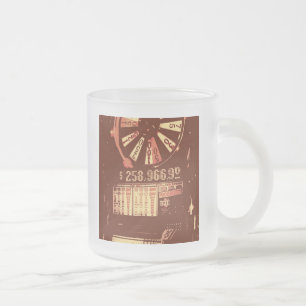 Taza De Cristal Esmerilado Las Vegas Slots Pop Art