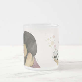 Taza De Cristal Esmerilado Le adoro