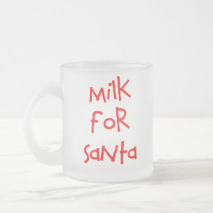 Taza De Cristal Esmerilado Leche para la rana de Santa