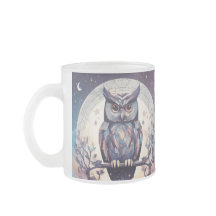 Lechuza encantada Luna Blanca Mug - 15 oz