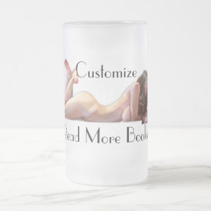 Taza De Cristal Esmerilado Leer más libros Thunder_Cove