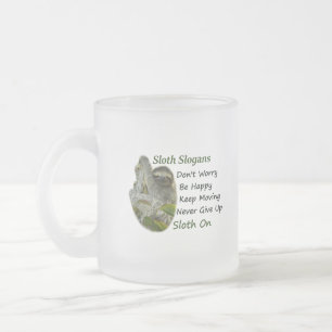Taza De Cristal Esmerilado Lemas Inspiradores y motivacionales