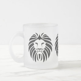 Taza De Cristal Esmerilado León, León Mane, Orgullo, Safari