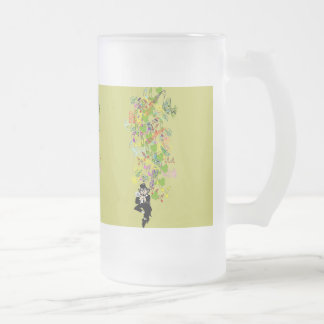 Taza De Cristal Esmerilado LeprechaunBlackPants