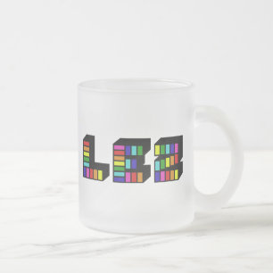 Taza De Cristal Esmerilado Lez