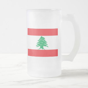 Taza De Cristal Esmerilado líbano