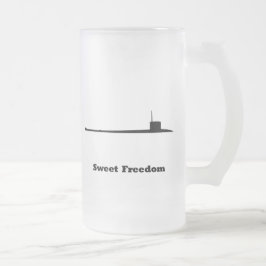 Taza De Cristal Esmerilado Libertad Sub-dulce