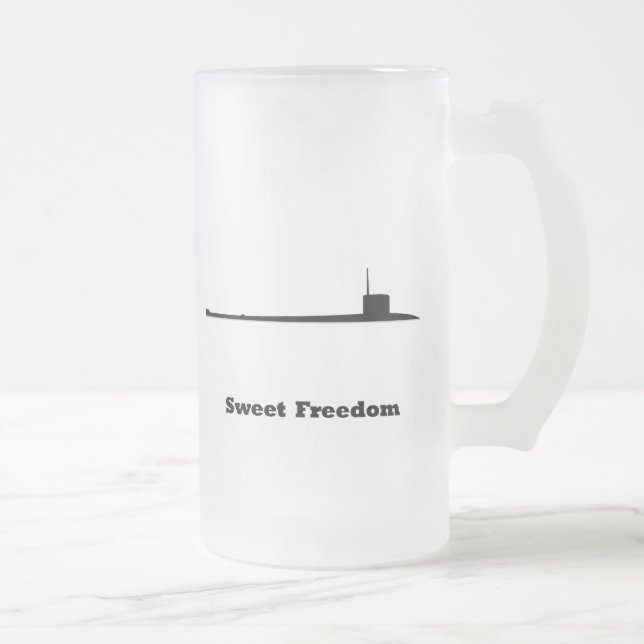 Taza De Cristal Esmerilado Libertad Sub-dulce (Derecha)
