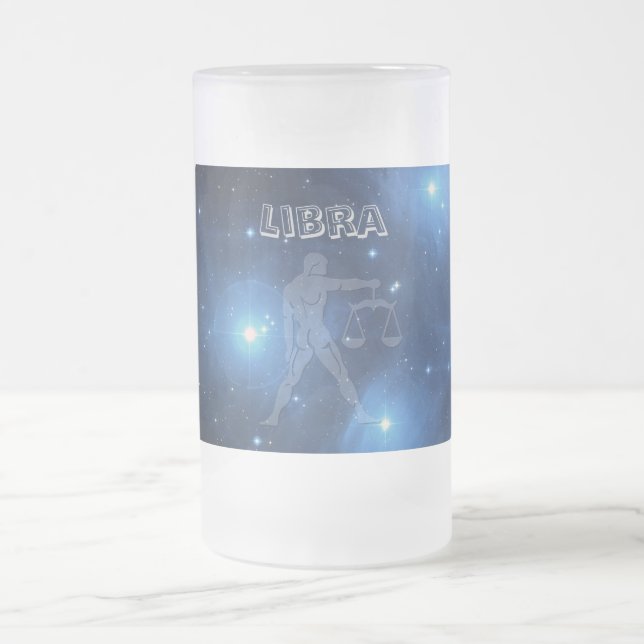 Taza De Cristal Esmerilado Libra transparente (Centro)