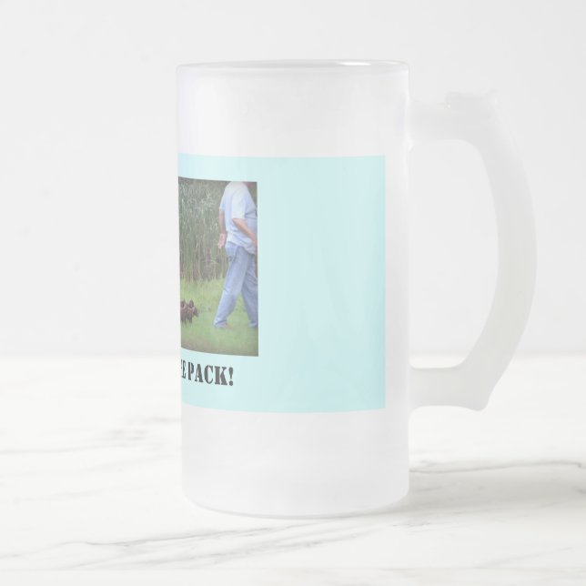 Taza De Cristal Esmerilado Líder del paquete (Derecha)
