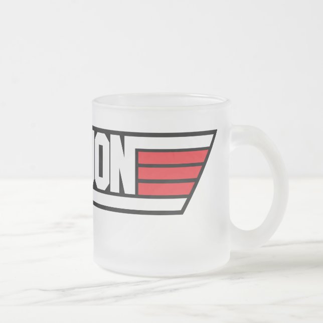 Taza De Cristal Esmerilado Lil Jon "Top Gun " (Derecha)