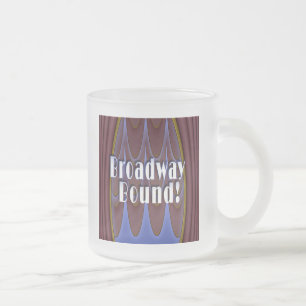 Taza De Cristal Esmerilado ¡Límite de Broadway!
