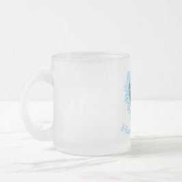 Taza De Cristal Esmerilado Limpieza del marco del encaje del corazón de Dingu
