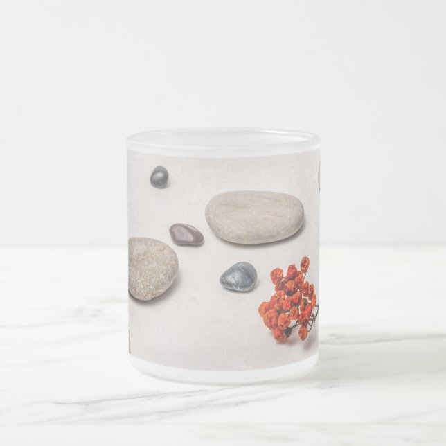 Taza De Cristal Esmerilado Líneas De Vida (Centro)