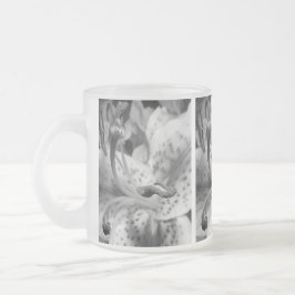 Taza De Cristal Esmerilado Lirio de tentación
