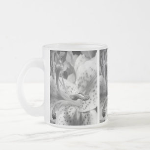 Taza De Cristal Esmerilado Lirio de tentación