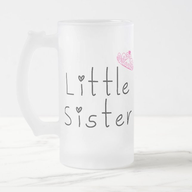 Taza De Cristal Esmerilado little sister (Izquierda)