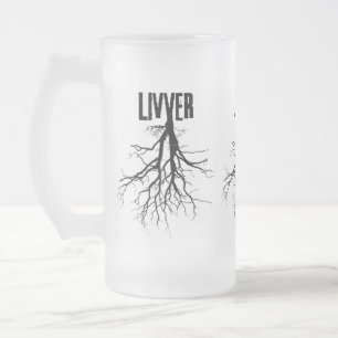TAZA DE CRISTAL ESMERILADO LIVVERFROST