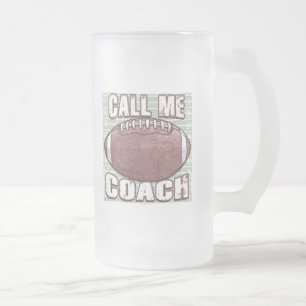 Taza De Cristal Esmerilado Llámeme engranaje del fútbol del coche