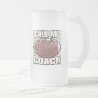 Taza De Cristal Esmerilado Llámeme engranaje del fútbol del coche