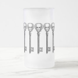 Taza De Cristal Esmerilado Llave maestra de Steampunk del vintage