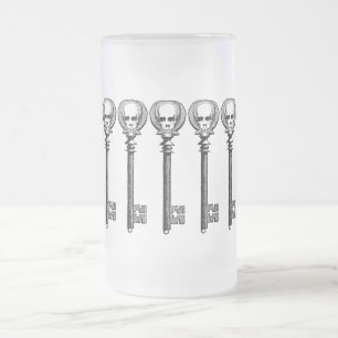 Taza De Cristal Esmerilado Llave maestra de Steampunk del vintage