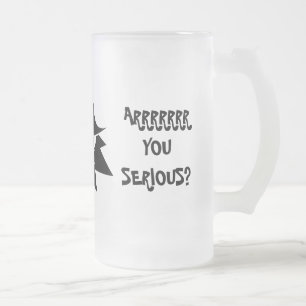 Taza De Cristal Esmerilado ¿LLEGAS A SERIO? Mugre escarcha