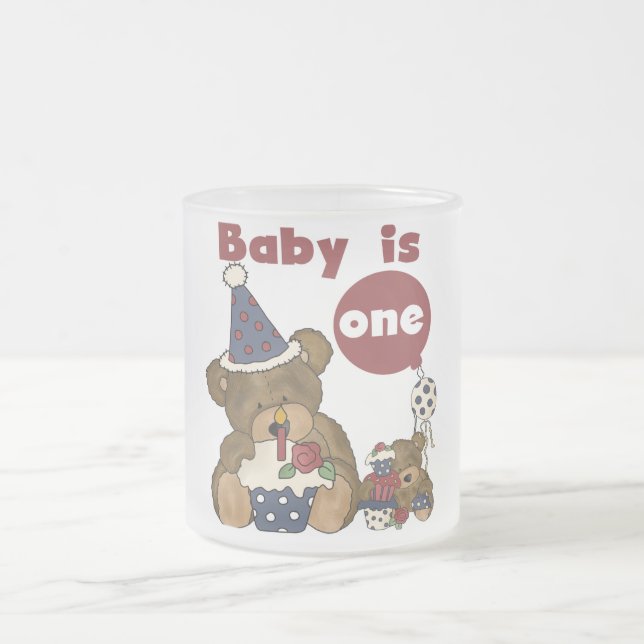 Taza De Cristal Esmerilado Lleve las 1ras camisetas y regalos azules de (Centro)