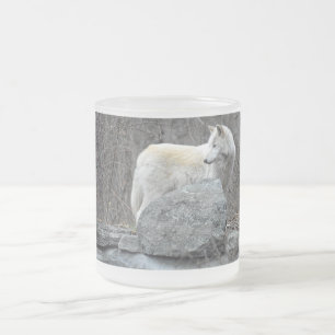 Taza De Cristal Esmerilado Lobo