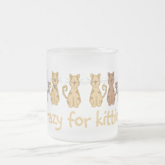 Taza De Cristal Esmerilado Loco para las camisetas y los regalos de los