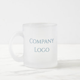 Taza De Cristal Esmerilado Logotipo de empresa personalizado