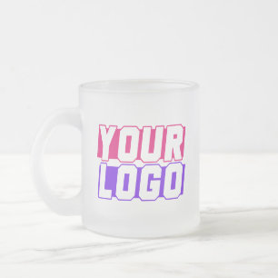 Taza De Cristal Esmerilado Logotipo de Personalizado de vidrio escarchado per