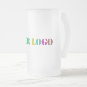 Taza De Cristal Esmerilado Logotipo de personalizado Su promoción comercial