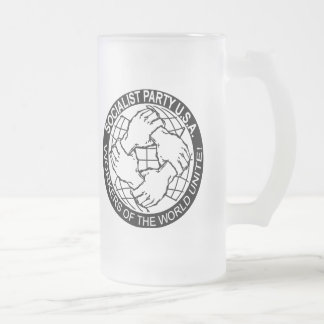 Taza De Cristal Esmerilado Logotipo de S.P.U.S.A