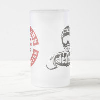 logotipo de Sledders.com y cerveza helada emblema