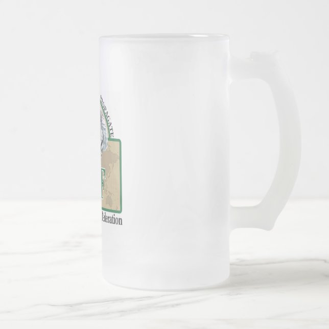 Taza De Cristal Esmerilado logotipo del Taza-centro (Derecha)