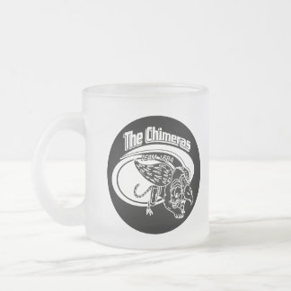 Taza De Cristal Esmerilado Logotipo negro escarpado 1684 - 2 tamaños