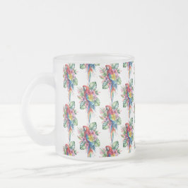 Taza De Cristal Esmerilado Loro