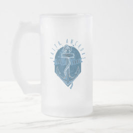 Taza De Cristal Esmerilado Los ancestros de fe náutica del alma