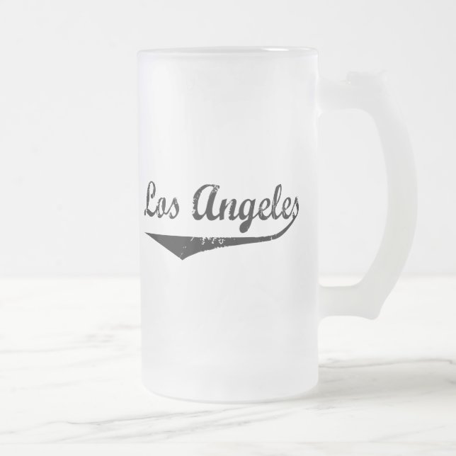 Taza De Cristal Esmerilado Los Ángeles (Derecha)