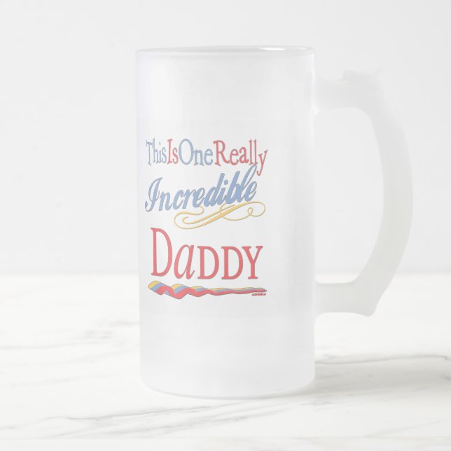 Taza De Cristal Esmerilado Los mejores regalos de papá (Derecha)