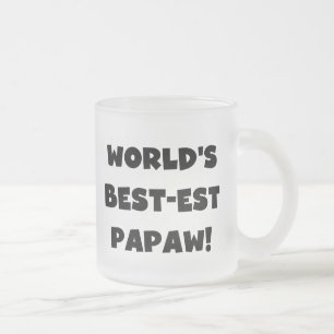 Taza De Cristal Esmerilado Los mejores regalos de papel del mundo del texto n