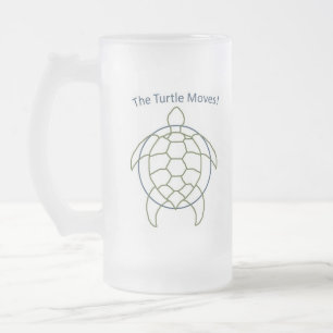 Taza De Cristal Esmerilado ¡Los movimientos de la tortuga!