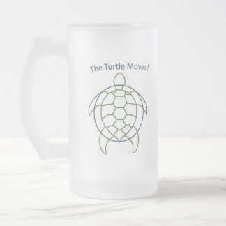 Taza De Cristal Esmerilado ¡Los movimientos de la tortuga!