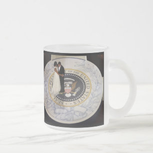 Taza De Cristal Esmerilado Los PRIMEROS PARES de América, PRIMERA DANZA