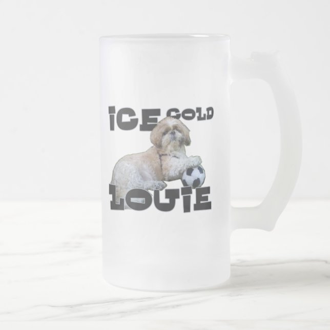 TAZA DE CRISTAL ESMERILADO LOUIE HELADO (Derecha)